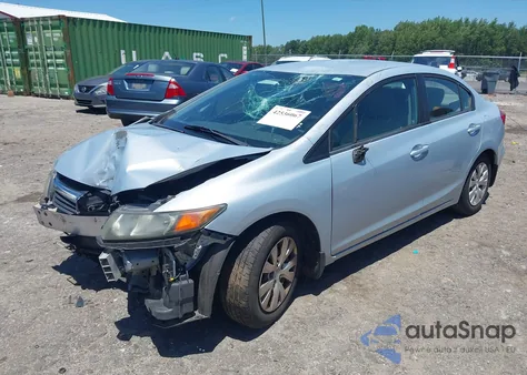 2012 Honda Civic Lx из США, поврежденный, VIN 2HGFB2F5XCH566266